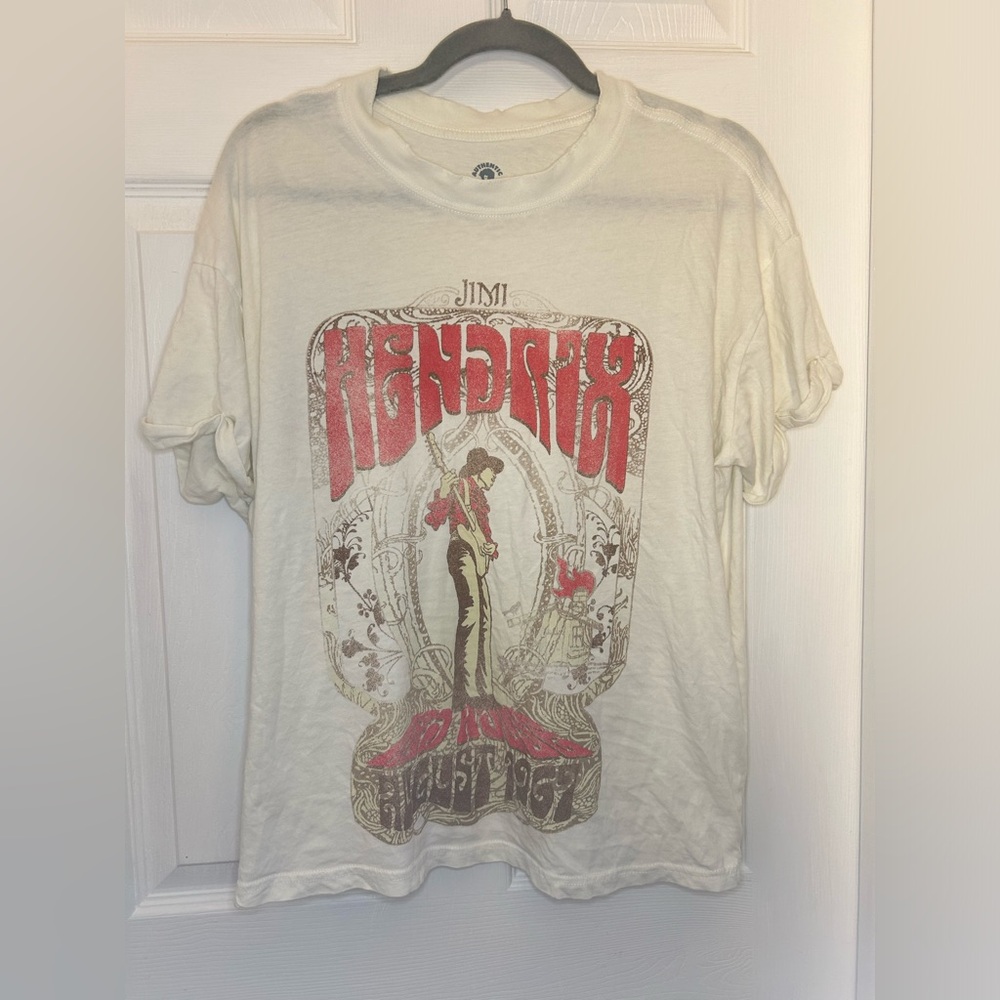 Jimi Hendrix Graphic Tee - Cream